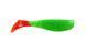 Silicone vibrating tail FOX 6cm Trapper #062 (green red) (1 piece) 260524 фото 1