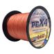Cord Aidiao PEx4 300m #0.4 0.10mm 5.2kg orange 7856 фото 1