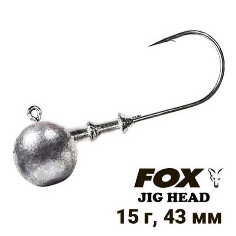 Купити Lead Jig Head FOX hook #4/0 15g (1pc) 8538 в інтернет магазині