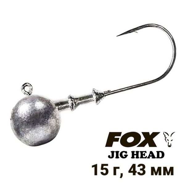 Lead Jig Head FOX hook #4/0 15g (1pz) 8538 фото
