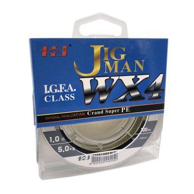 Шнур JIG Man Wx4 100м #1.0 5кг білий 7970 фото