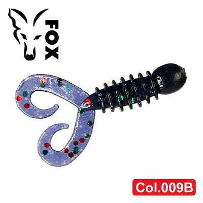 Silicone twister for microjig FOX 4cm Sparus #009B (june bug) (edible, 1 piece) 6733 фото