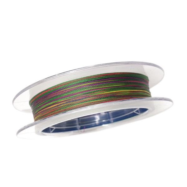 Cord Aidiao Line Braided PEx4 100m #0.4 0.105mm 5.2kg multi-colored 7866 фото