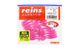 Silicone twister for micro jig Reins Fat G-tail Grub 2" #317 Pink Silver (edible, 20 pcs) 5902 фото 2
