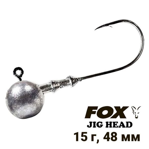 Lead Jig Head FOX hook #5/0 15g (1pc) 8550 фото