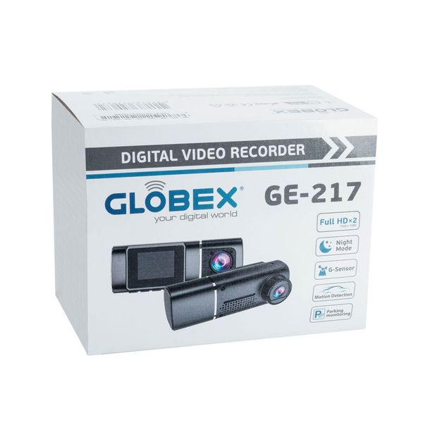 Car DVR GLOBEX GE-217 Dual Cam Автомобільний відеореєстратор 269056 фото
