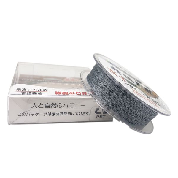 Cord Aidiao PEx4 100m #1.0 0.165mm 12.5kg gray 7862 фото