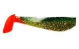 Silicone vibrating tail FOX 8cm Gloom #063 (red green gold) (1 piece) 260437 фото