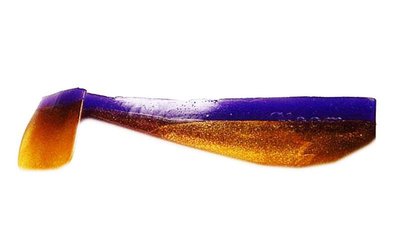 Silicone vibrating tail FOX 10cm Gloom #047 (purple gold) (1 piece) 260282 фото