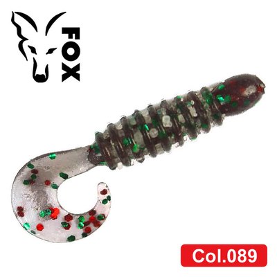 Silicone twister for microjig FOX 3.5cm Krill #089 (electric marsh) (edible, 10 pcs) 6739 фото