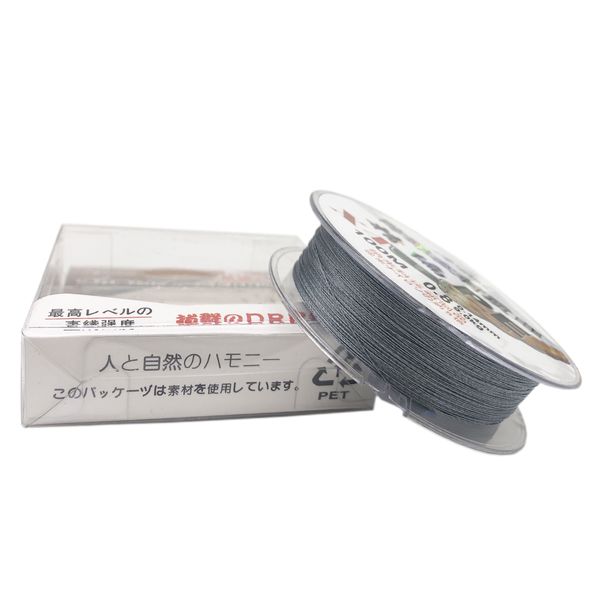 Cord Aidiao PEx4 100m #0.8 0.14mm 9.0kg gray 7850 фото