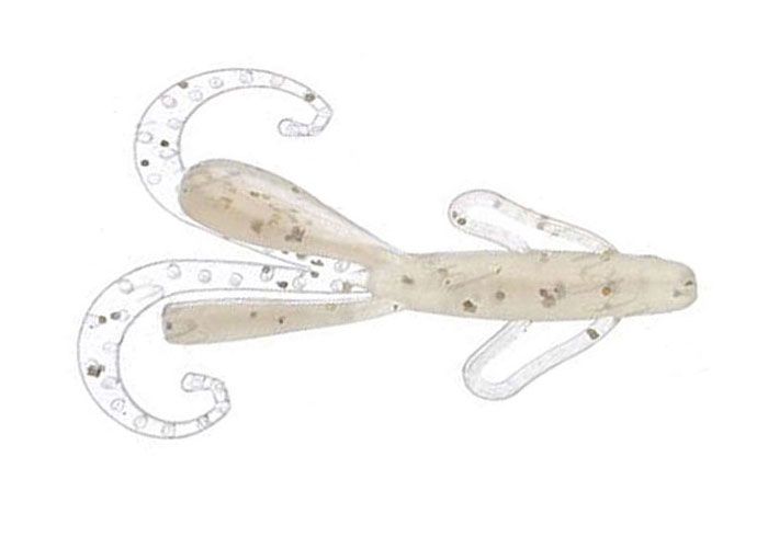 Silicone crayfish Reins Hog 3.5" #318 Clear Pearl Silver (edible, 8 pcs) 6062 фото