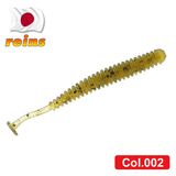 Silicone vibrating tail for micro jig Reins Aji Adder Shad 2" #002 Green Pumpkin (edible, 15 pcs) 6759 фото