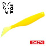 Silicone vibrating tail FOX 9cm Abyss #074 (yellow green) (1 piece) 260049 фото