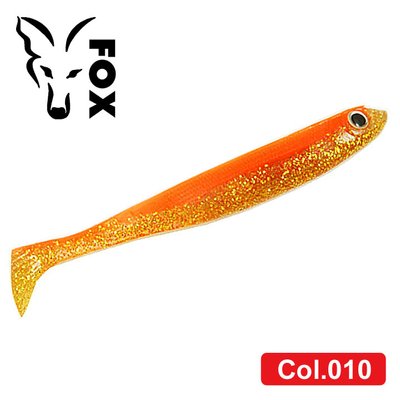 Silicone vibrating tail FOX 10cm Reaper #010 (orange gold) (1 piece) 7381 фото