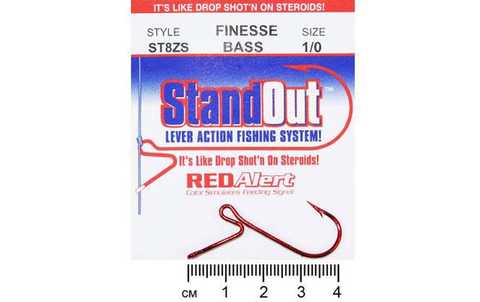 Standout Drop Shot Hook Red Alert