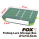 FOX Fishing Lure Storage Box, 21*14.5*2.5cm, 158g, Vert FXFSHNGLRSTRGBX-21X14.5X2.5-Green фото 1