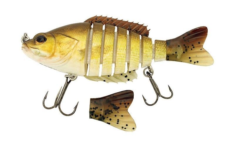 Composite wobbler FOX Live Swimbait Perch LSP10-458 5230 фото