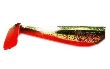 Silicone vibrating tail FOX 8cm Gloom #070 (watermelon harlequin) (1 piece) 260440 фото