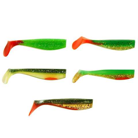 Silicone fishing lures. Lures for catching fish from edible rubber