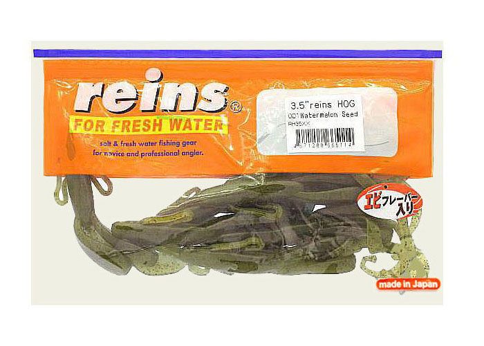Silicone crayfish Reins Hog 3.5" #001 Watermelon Seed (edible, 8 pcs) 6236 фото
