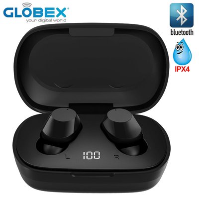 Bezprzewodowe słuchawki próżniowe Globex Smart Sound CHIP (czarne) 269138 фото