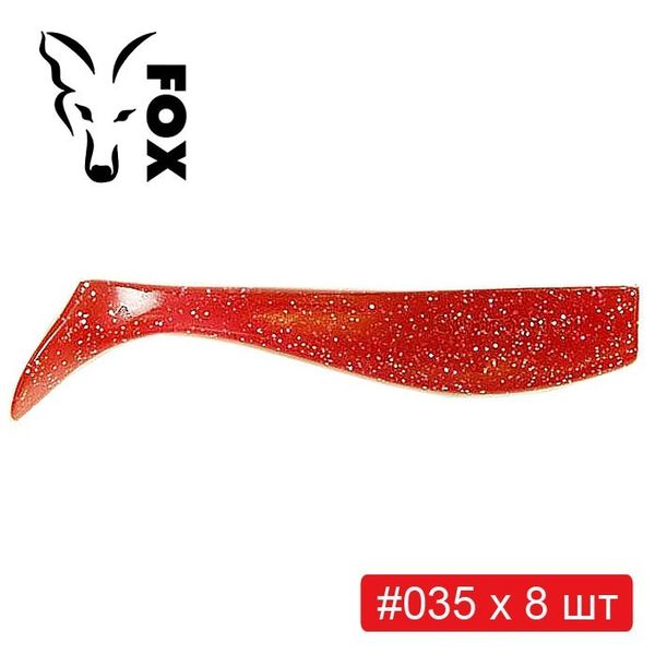 Набір силікона FOX SWIMMER 8 см #S1 - 6 кольорів х 8 шт = 48 шт 184054 фото