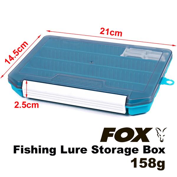FOX Fishing Lure Storage Box, 21*14.5*2.5cm, 158g, Blue FXFSHNGLRSTRGBX-21X14.5X2.5-Blue фото