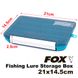 Коробка FOX Fishing Lure Storage Box, 21*14.5*2.5cm, 158g, Blue FXFSHNGLRSTRGBX-21X14.5X2.5-Blue фото 1