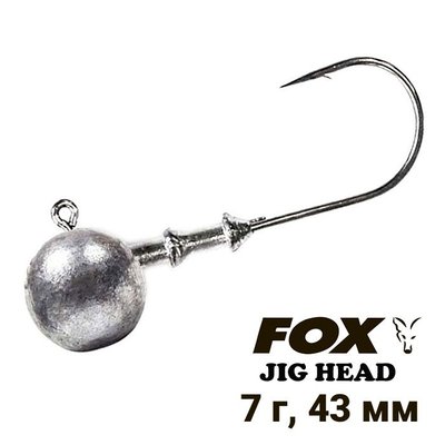 Lead Jig Head FOX hook #4/0 7g (1ud) 8543 фото