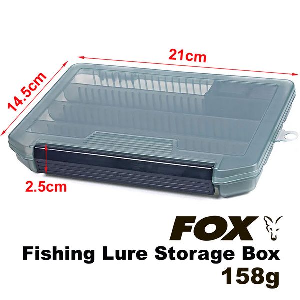 FOX Fishing Lure Storage Box, 21*14.5*2.5cm, 158g, Szare FXFSHNGLRSTRGBX-21X14.5X2.5-Grey фото