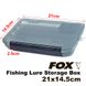 Коробка FOX Fishing Lure Storage Box, 21*14.5*2.5cm, 158g, Grey FXFSHNGLRSTRGBX-21X14.5X2.5-Grey фото 1