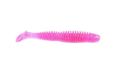 Silicone vibrating tail Reins Bubbring Shad 3" #317 Pink Silver (edible, 8 pcs) 6394 фото