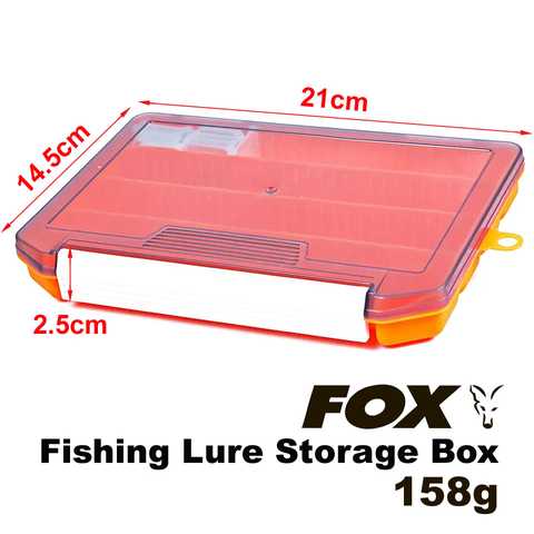 Купити FOX Fishing Lure Storage Box, 21*14.5*2.5cm, 158g, Orange