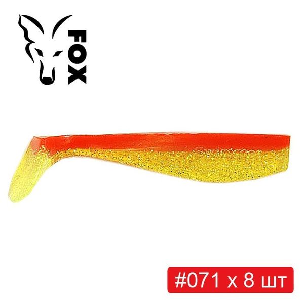 Набор силикона FOX SWIMMER 8 см #S3 - 6 цветов х 8 шт = 48 шт 184056 фото