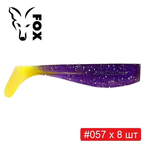 Набор силикона FOX SWIMMER 8 см #S3 - 6 цветов х 8 шт = 48 шт 184056 фото
