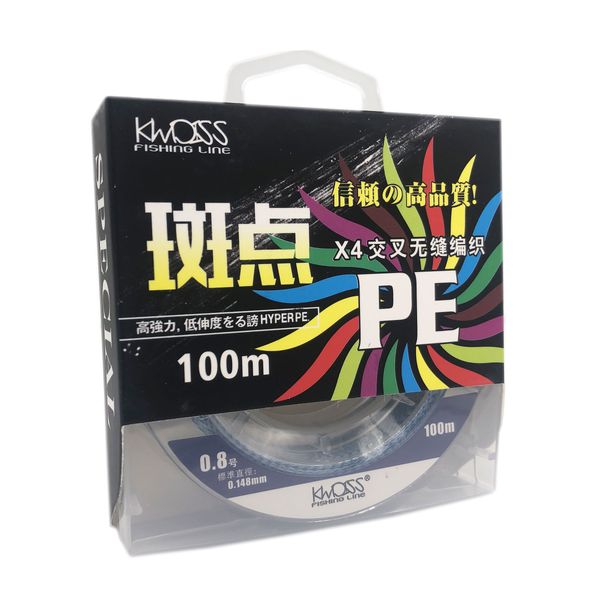 Cord Kwdiss PEx4 100m #0.8 0.148mm 9kg blue 7995 фото