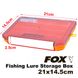 Коробка FOX Fishing Lure Storage Box, 21*14.5*2.5cm, 158g, Orange FXFSHNGLRSTRGBX-21X14.5X2.5-Orange фото 1