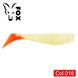 Silicone vibrating tail FOX 14cm Swimmer #016 (white red perlamutr) (1 piece) 9870 фото 1