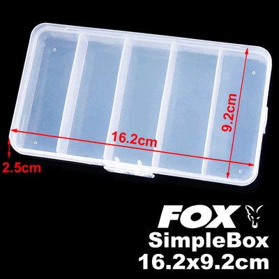 Коробка FOX SimpleBox B, 16.2*9.2*2.5cm, Clear FXSMPLBX-B фото