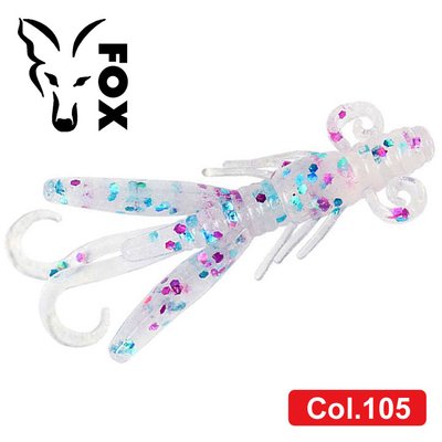 Silicone nymph for microjig FOX 5cm Cricket #105 (electric pearl) (edible, 1 piece) 269742 фото