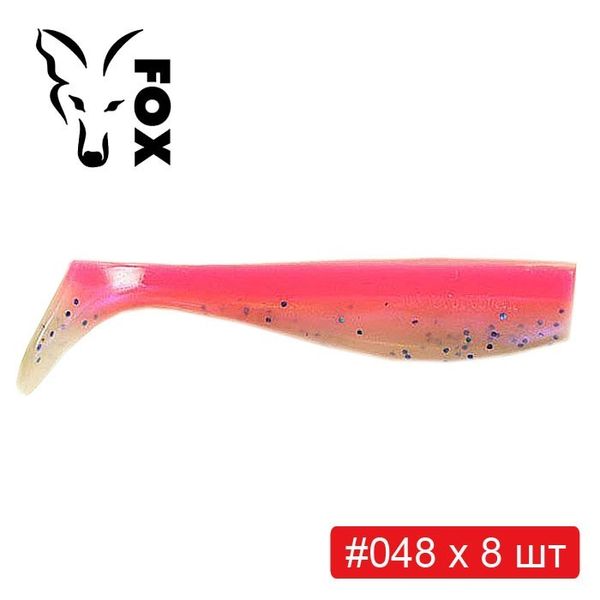 Набір силікона FOX SWIMMER 8 см #S4 - 6 кольорів х 8 шт = 48 шт 184057 фото