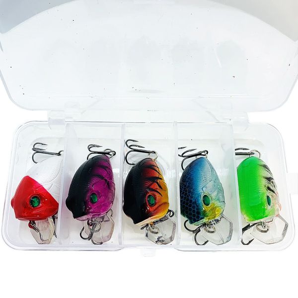 Set of wobblers FOX Baby Fat Crank Kit (5 pieces of bait + box) 75609 фото