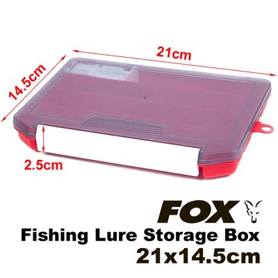 FOX Fishing Lure Storage Box, 21*14.5*2.5cm, 158g, Rouge FXFSHNGLRSTRGBX-21X14.5X2.5-Red фото
