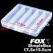 FOX SimpleBox C, 17.5*15.5*2.8cm, Clear FXSMPLBX-C фото 1