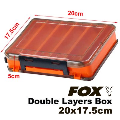 FOX Double Layers Box, 20*17.5*5cm, 256g, Orange FXDBLLYRSBX-20X17.5X5-Orange фото