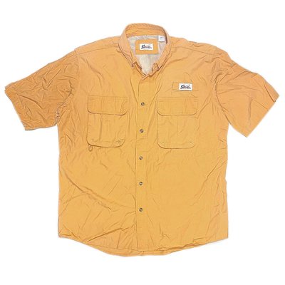 Рубашка World Wide Sportsman Fishing Shirt, L, 100% Cotton, Short Sleeve, Tangelo (оранжевый) 235867 фото
