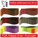 Set of silicone baits #4 FOX TRAPPER 80 mm - 30 pcs. 138471 фото 1