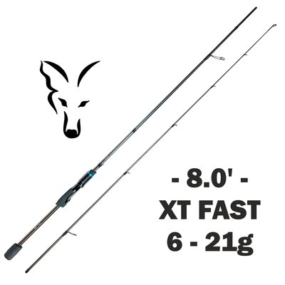 Spinning rod FOX Long Rage XT 8' FAST 2.41m 6-21g FXLRXT8 фото