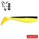 Silicone vibrating tail FOX 12cm Swimmer #072 (black yellow) (1 piece) 9842 фото 1